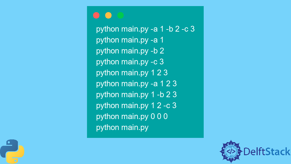 Parse Command Line Arguments Using Python Delft Stack